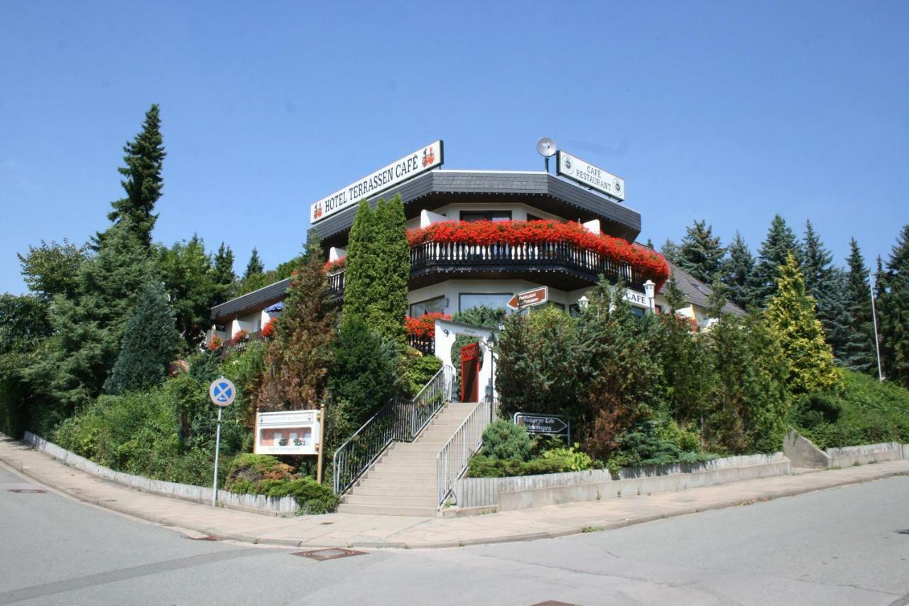 Themen Hotel Terrassen Cafe Bad Münder am Deister Eksteriør bilde
