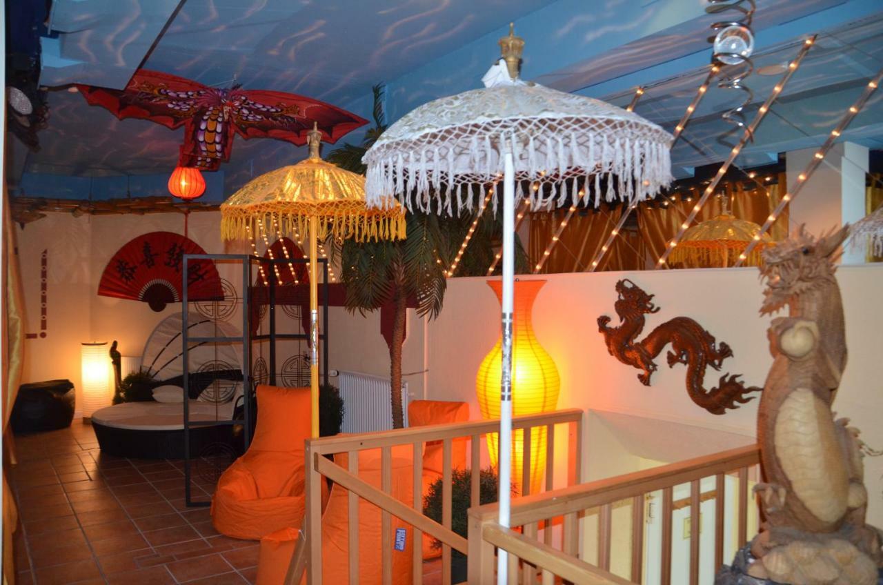Themen Hotel Terrassen Cafe Bad Münder am Deister Eksteriør bilde