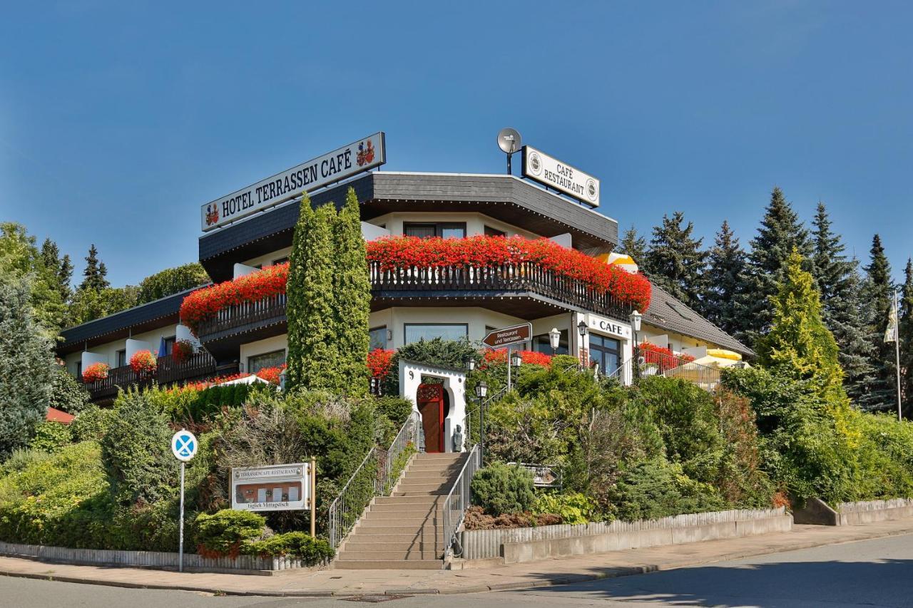 Themen Hotel Terrassen Cafe Bad Münder am Deister Eksteriør bilde